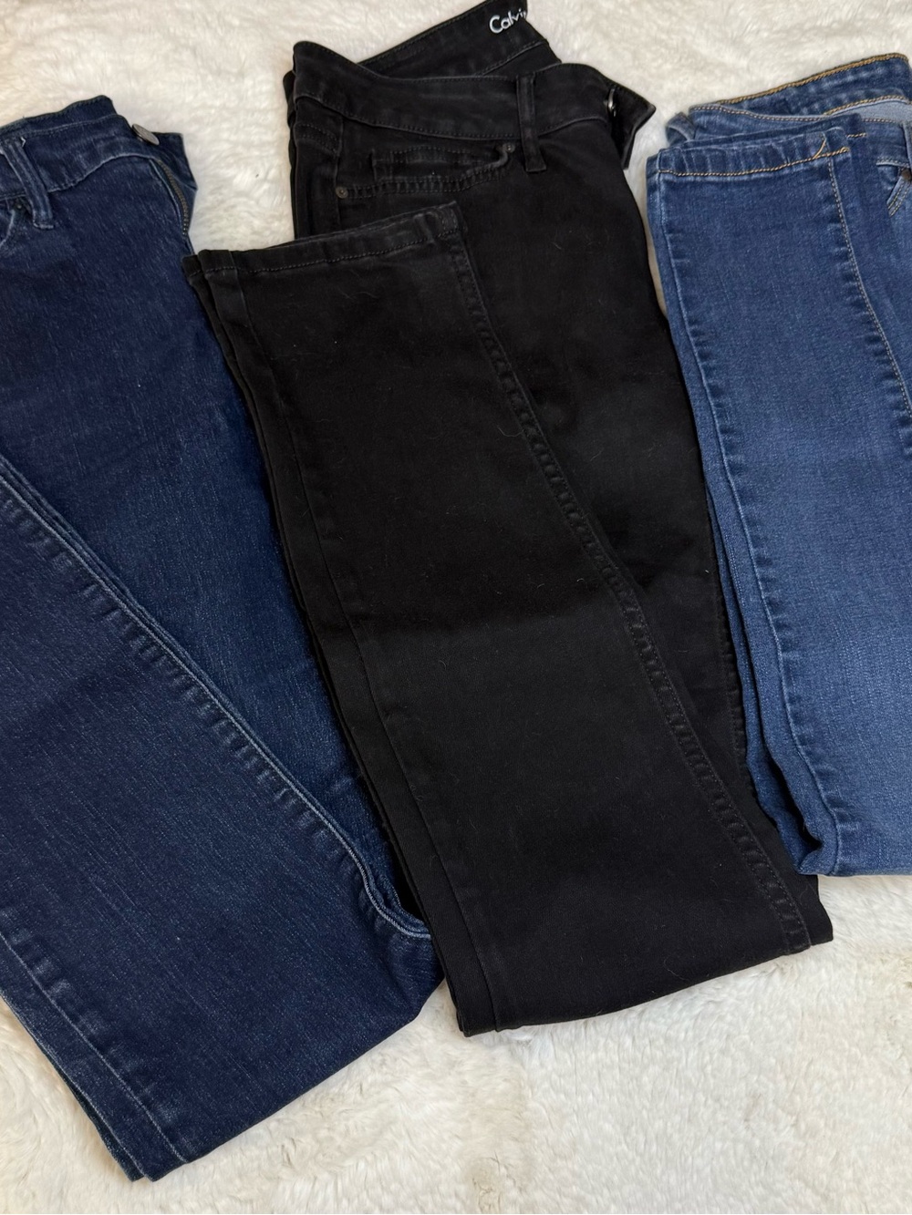 3 pack Calvin Klein Women’s Black Skinny Jeans